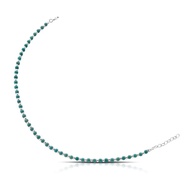 Turquoise Silver Anklet - Turquoise Silver Anklet