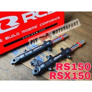 RCB FE Black Fork Set Honda RS150 RSX150 ABS 31MM Accessories Motor RS RSX Upgrade Fork Suspension A