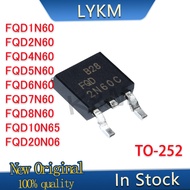 10/PCS New FQD1N60C FQD2N60C FQD4N60C FQD5N60C FQD6N60C FQD7N60C FQD8N60C FQD10N65C FQD20N06C TO-252