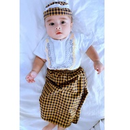 KEMEJA WHOLESALE CLICK 4x Muslim Clothes Set koko Peci Shirt Pants Going Out Fashion BABY Boy Clothe