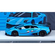 [Ready Stock 1] Car Gallery Lamborghini Bat LP670 SV Cinnamon A Customized Cinnamon Blue Big Label S