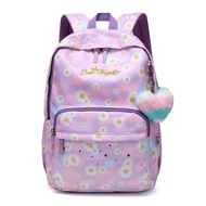 Caran·Y Girls Backpack for Kid in Waterproof Elementary Large space Love decoration Starry Pattern S