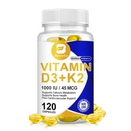 B BEWORTHS Kapsul Vitamin D3K2 dengan 1000IU Vitamin D3 & 45mcg Vitamin K2 untuk Tulang & Sendi Mend