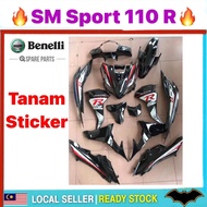100% ORIGINAL SM SPORT 110R COVER SET + STICKER SMSPORT 110 R BODY COVER COMPLETE SET COVERSET MFORC