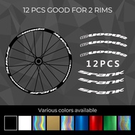 SPANK SPOON BIKE RIM DECALS Suitable for mountain bike and road bike vinyl rim sticker decal