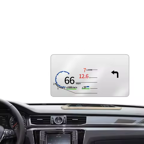 Car HUD Head Up Display Film HUD Window Reflective Film Transparent Overspeed Display Reflective Fil