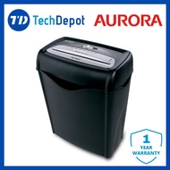 Aurora AS1060SB Paper Shredder Strip Cut (6mm) 10 SHEETS (75g/A4)