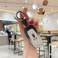 Dedicated to 2023 Red Flag H5 Key Cover H9 Remote Control Protection H6 Metal Car Keychain Key Case 