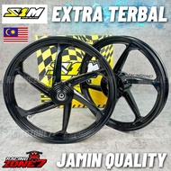 S1M 6 Batang Sport Rim/ Y15ZR Y16 V1 Abs Y125 LC135 V8 Fi 4S 5S SRL115Fi/ Y125 6 Batang Rim Hitam