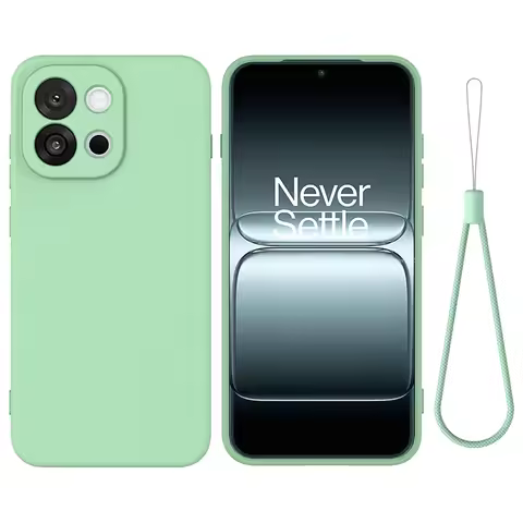 Silicone Case For Oneplus Nord 6 Turbo 6 Soft Skin-feel Ultra-thin Anti-fall Lanyard Shockproof Cove