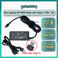 [BH12T] Adapter sạc zin theo máy HP Type C 45W 5V – 2A / 12V – 3A / 15V – 3A kèm dây nguồn