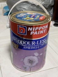 【全新未開】立邦 Nippon Paint 抗甲醛淨味 5合1 乳膠漆｜啞白色 Matt White｜6L｜低VOC 室內油漆