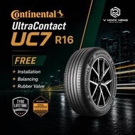 Continental UltraContact UC7 R16 185/55 195/50 195/55 205/50 205/55 205/60 205/65 215/55 215/60 (wit