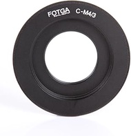 Fotga Lens Mount Adapter for C Mount Lens to Micro Four Thirds(M4/3/MFT) Mount Camera Olympus Pen E-PL1,E-PL2,E-M,OM-D,E-M5,E-M10 Mark II/III Lumix GH1,GH2,GH3,GH4,GH5,GH5s