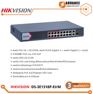 DS-3E1318P-EI/M Hikvision Smart Managed PoE Switch 16Ports