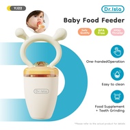 Dr.isla Baby Food Fruit Vegetable Feeder PPSU 2 in 1 Silicone Infant Puting BPA Free Buah Teether YJ
