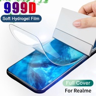 ล์มไฮโดรเจลแบบเต็มหน้าจอ Realme C35 C25 C15 C12 C20 C21 C11 8i 6i 5 5s 7 8 3 Pro C31 C3 C2 C17 ฟิล์มป้องกัน