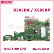 Dengan A4 A6 A9 Cpu 4gb 8gb-ram Motherboard Laptop Untuk Asus X505bp K505b X505b X505ba A580b X505ba