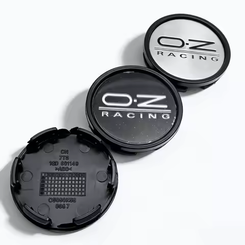 4pcs 58mm 53mm Car Wheel Center Caps With OZ O.Z Racing Logo Emblem Badge Wheel Hubcaps Rim Center D