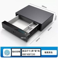 《衣櫃隱形嵌入式鋼製防盜保險箱》-保險箱-指紋密碼款-黑色單層-480x400x150mm