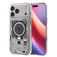 เคสโทรศัพท์แบบ 3D ทรงพิเศษ Spigen สำหรับ Apple iPhone 17 pro Max ปกป้องแบบ Mag Safe ด้วยยางยืดแบบครอ