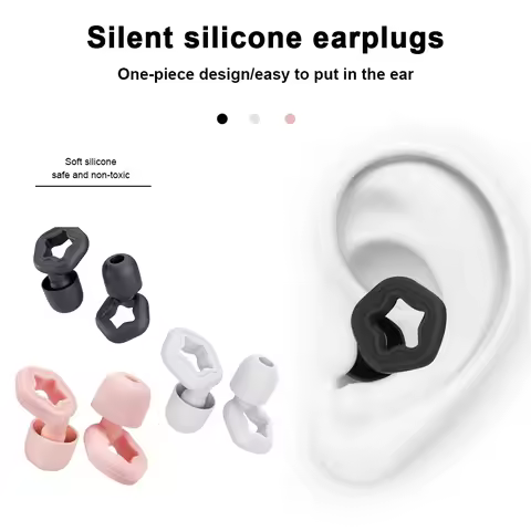 Silicone Earplugs for Swimming Sleep Noise Cancel Noise Reduction-Soundproof Reduce Disturbances -Qu