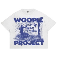WoopieProject - Out Of Fashion White Boxy Fit 20s Tshirt