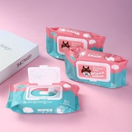 80pcs Baby Wet Tissue Wipes Non-Alcohol Parabens BABY WIPES / BABY WET TISSUE