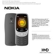 Nokia ORIGINAL 3210 4G USB Type-c | 2MP Camera | FM Radio