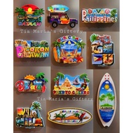 Fridge Magnets: Manila, Siargao, Cagayan De Oro, Subic, Cebu, Davao, La Union, Bataan, Vigan, etc