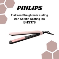 [PHILIPS]Kerashine Flat Iron Straightener curling iron Keratin Coating Ion - BHS378