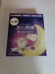 KOTEX 熟睡褲1片＋夜用衛生巾2片