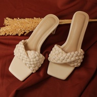 FOI Kylie White Women's Heels Sandals