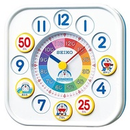 SEIKO CQ319W Wall clock for living room bed room table Combined use Education Doraemon analog White