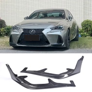 High quality carbon fiber front bumper separate lip spoiler body kit for the Lexus IS200T IS300 IS35