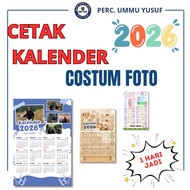 Custom Photo Wall Calendar 2026 Calendar/ Aesthetic Wall Calendar/