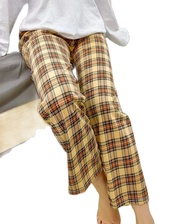 SS Fashion Checkered Cotton Pajama Pants for women sleepwear
