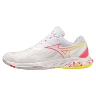 Mizuno Wave Fang 2 Fit Badminton Shoes - Stability, Grip, and Responsiveness for Hard Hitters - Whit