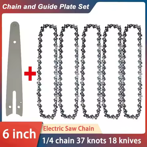 Chainsaw Chain 6 Inches Chain Rechargeable Saw Mini Electric Chainsaw Cordless Saw Carpentry Gardeni