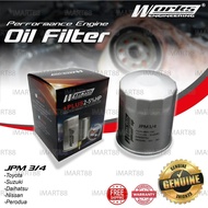 Works Engineering Performance Engine Oil Filter JPM3/4 Perodua Myvi Viva Alza Aruz Kenari Kancil Kem