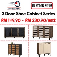 ITORI Jeso 3 Door Shoe Cabinet/almari kasut