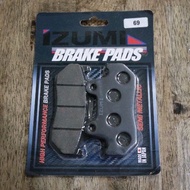 HONDA MOTORCYCLE BRAKE PADS ~ REAR CBR 400, CBR 500, CBR 600, CBR 750, CBX 750, CBR 1000