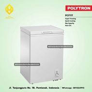 Polytron Chest Freezer Box 100 Liter Lampu - PCF117 / PCF 117