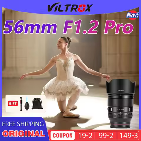 NEW Viltrox 56mm F1.2 Pro Auto Focus APS-C Large Aperture Portrait Cameras Lens for Fujifilm XF for 