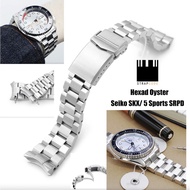 สายนาฬิกา Strapcode รุ่น Hexad Oyster for Seiko SKX/ 5 Sports SRPD