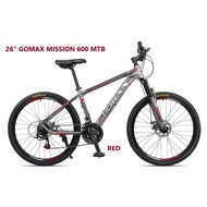 GOMAX MISSION 600 26" Mountain Bike with Rapidfire, 3x8 Speed Shifter