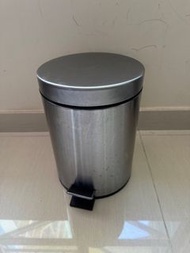 IKEA Strapars 22437 腳踏式垃圾桶, 不銹鋼, 5 升