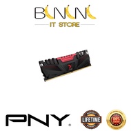 PNY 8GB/16GB XLR8 DDR4 Desktop Gaming RAM with High Performance Heatsink Single Channel Lifetime War