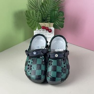 Demon Slayer Joint Style Corrugated Clip-On Hole Shoes Men Cool Trendy Unique Outdoor Beach Shoes