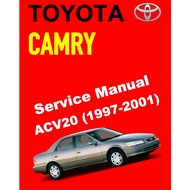 TOYOTA CAMRY ACV20 (1997-2001) SERVICE WORKSHOP MANUAL